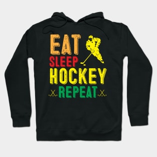 Eat Sleep Hockey Repeat Hoodie